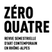 zeroquatre, revue semestrielle d'art contemporain